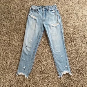 Abercrombie & Fitch Distressed Mom Jeans